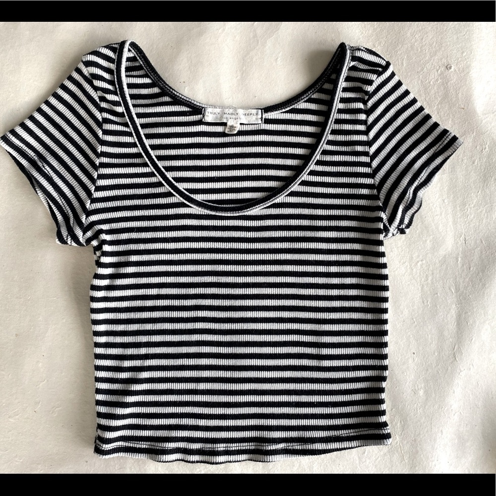 Madly Truly Deeply Ribbed Crop Top